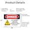 Signmission No Flammable Liquids In This Area Danger Sign, Aluminum, 18in W x 12in L, 2PK OS-2PACK-DS-A-1218-L-2033 - alternate 7